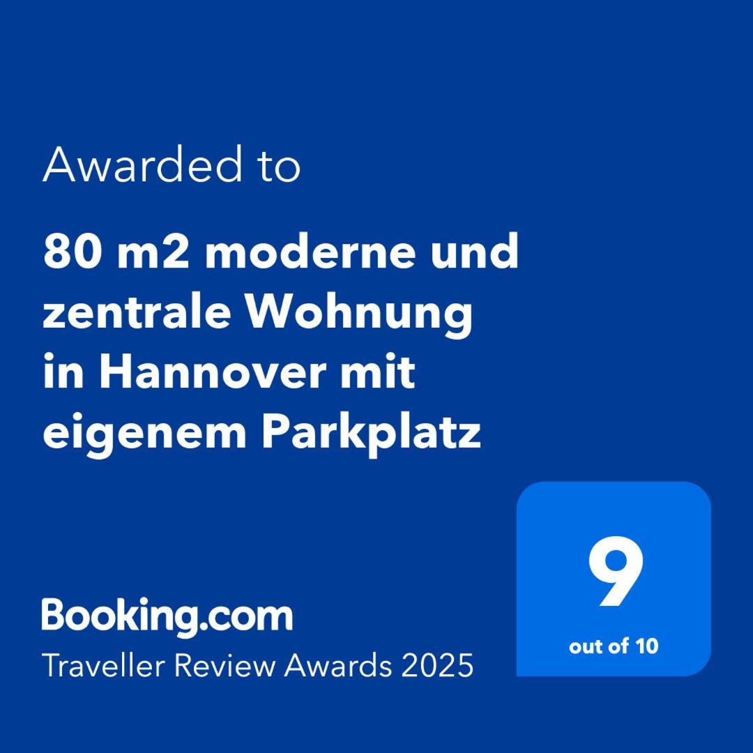 80 M2 Moderne Und Zentrale Wohnung In Hannover Mit Eigenem Parkplatz Zewnętrze zdjęcie
